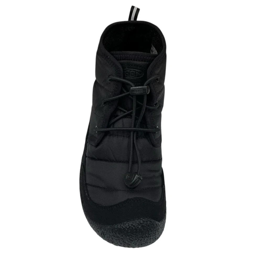KEEN Youth Boys Girls Howser II Waterproof Insulated Chukka Boots Size 5 Black
